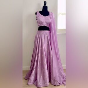Brand new dazzling lavender lehenga set